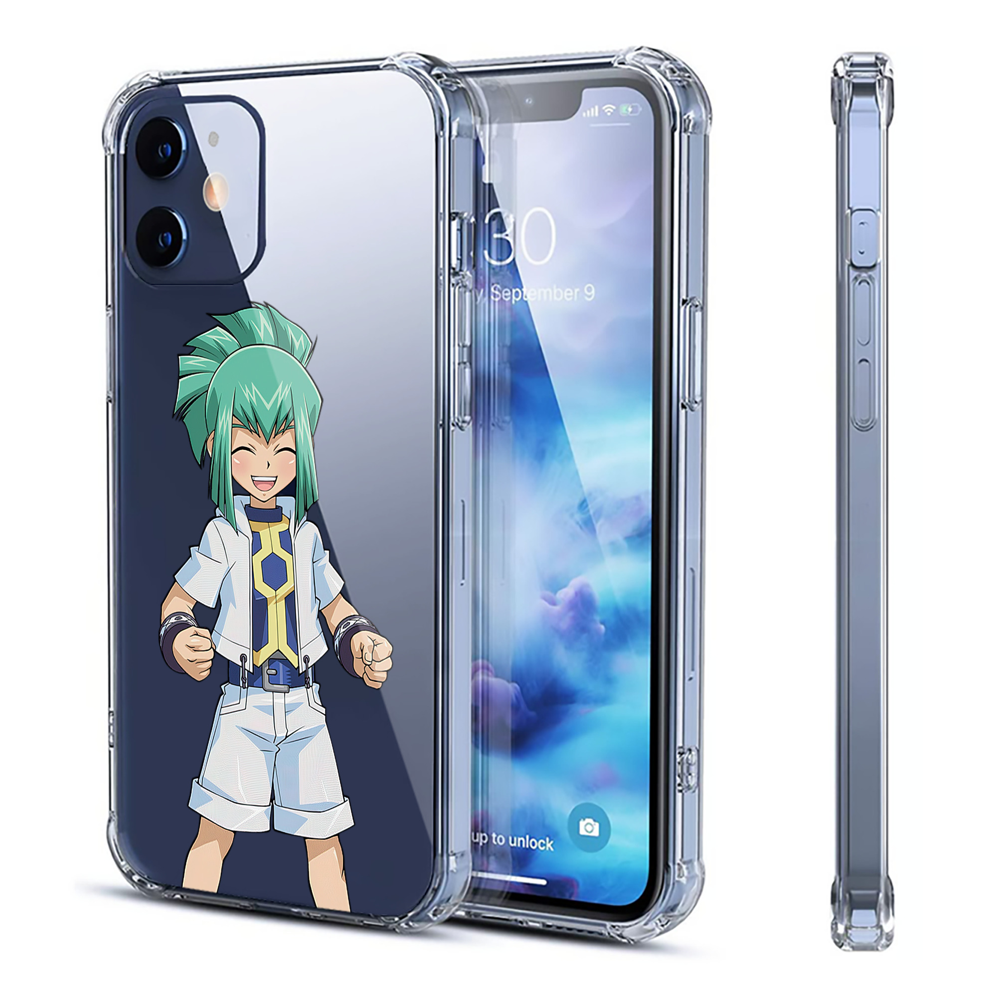（画像用） 遊☆戯☆王 Yu-Gi-Oh! 【iPhone 12シリーズ対応】透明スマホケース（クリアソフトケース）